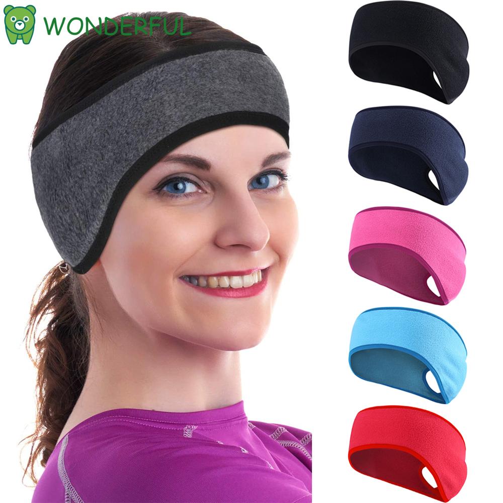 fleece running headband