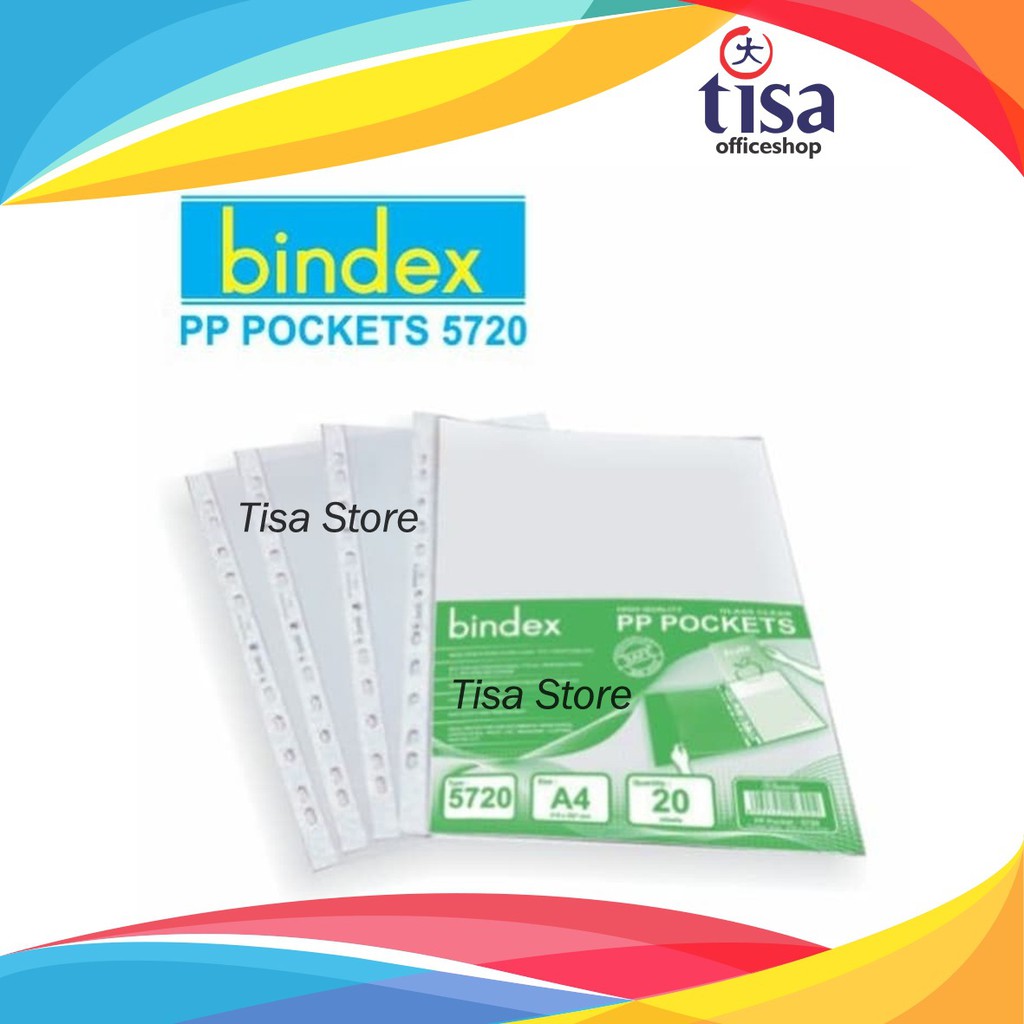 

PP Pocket / Clear Plastic Document Pocket Bindex