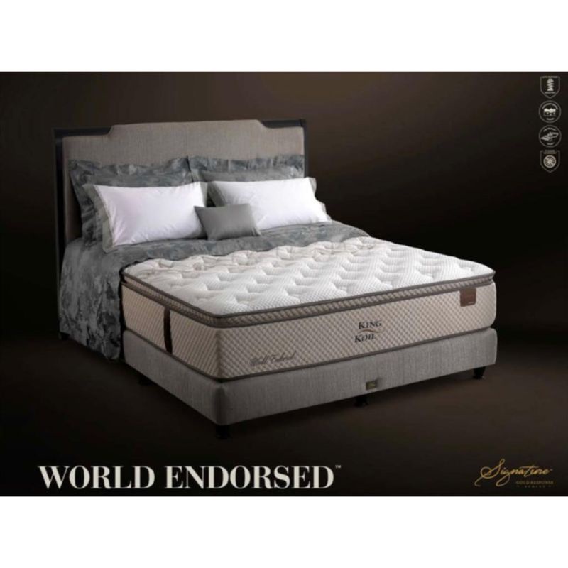 king koil world endorsed 200 x 200 spring bed full set