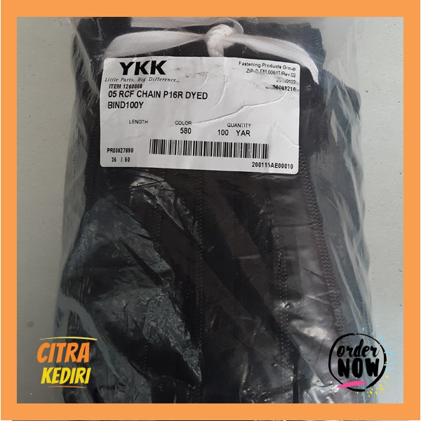 Resleting YKK plastik no 5(permeter)- tas  kerajinan - tangan souvenir( permeter)