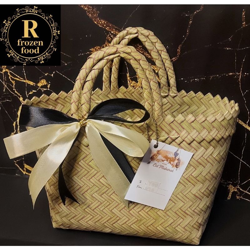 

tas hampers lebaran ramadhan dapat kartu ucapan special hampers