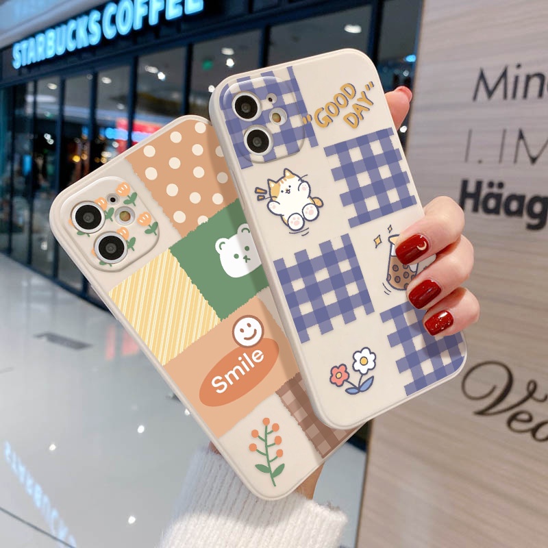 Soft Case TPU Motif Beruang Untuk OPPO A9 2020 A5 A12 A7 A92 A52 A55 A54 A74 A16 A15 A3S A5S A83 A72 A36 A76 A96 A93 A53 A35 A37 A333 A32 A57 A19