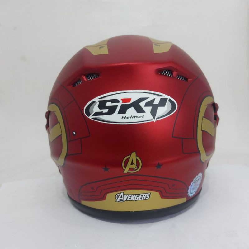 Helm Anak SKY IRONMAN 3 SD 9 Tahun