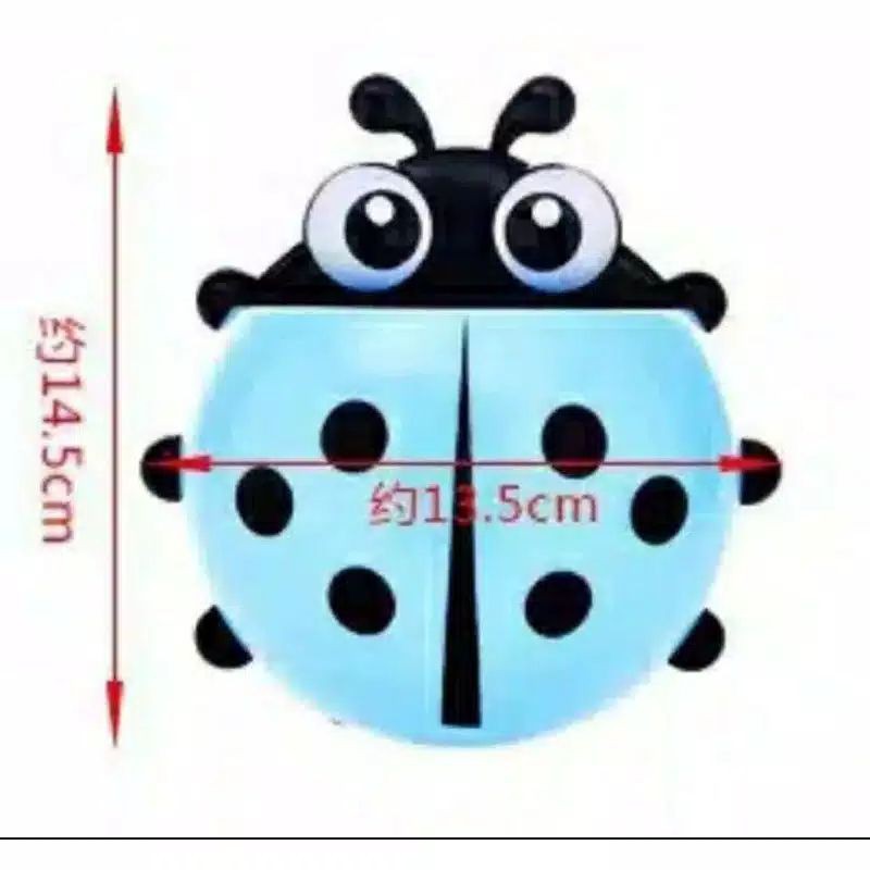 Tempat Sikar Gigi Kumbang / Odol / Ladybug Toothbrush