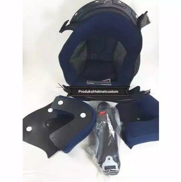 Busa spon helm takachi open PNP caberg g2 fullset komplit dengan gasper half face