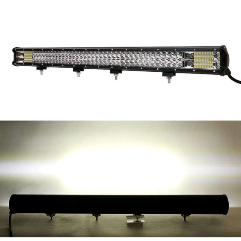 lampu  LED bar light putih  dan biru pekat off-road panjang 1m