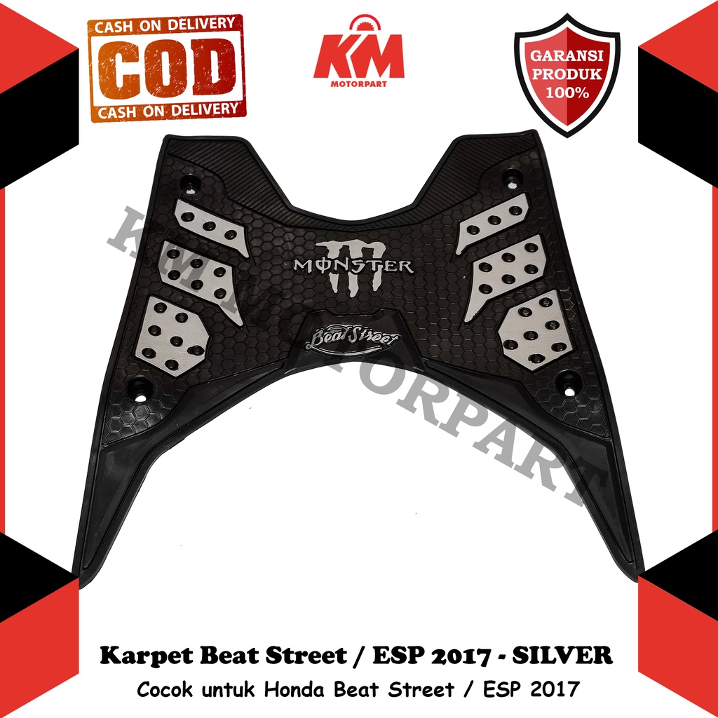 Karpet Beat Street ESP 2017 Keset Pijakan Kaki Honda Bordes Bahan Karet Tebal Variasi