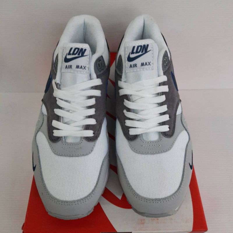 Nike air max 1 london - smoke grey valerian blue dark smoke grey