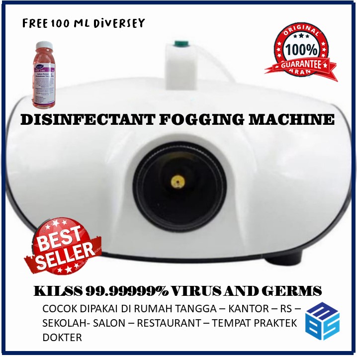 MESIN FOGGING DISINFECTANT BISA PAKAI ALKOHOL / DISINFECTANT FOGGING MACHINE DISINFECTANT