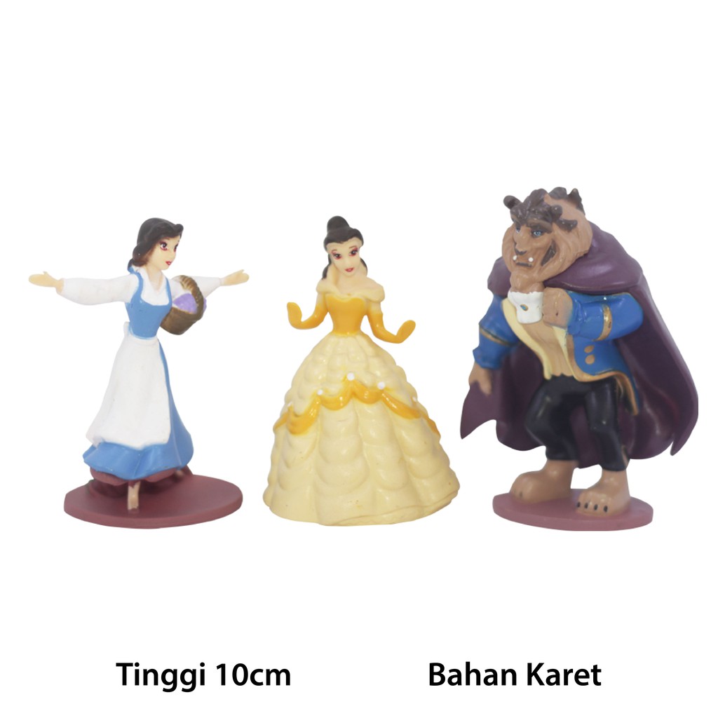 Mainan Karakter Action Belle Beauty and The Beast