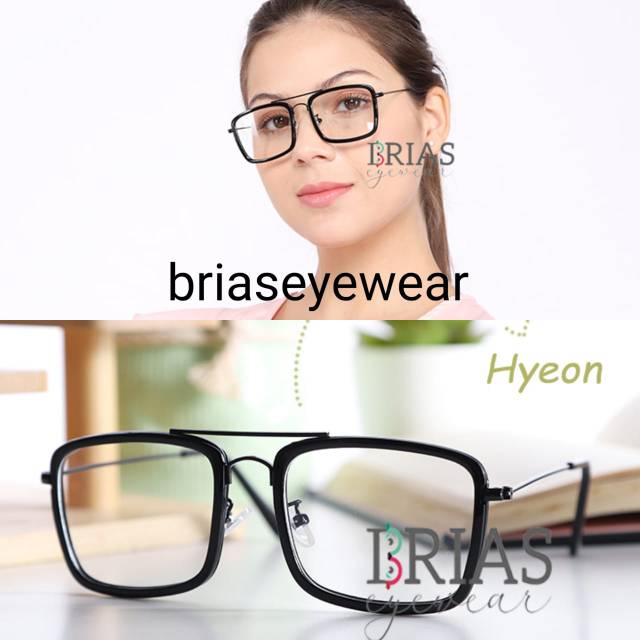 Kacamata Korea Photocromic 6006 Big Square Model Kotak, Kacamata Korea MInus, Kacamata Antiradiasi P