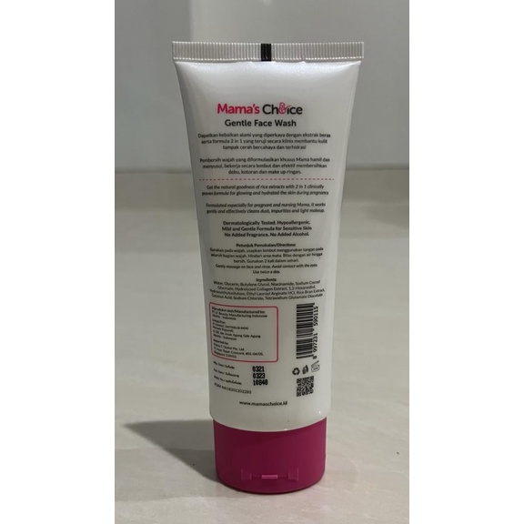 Mama's Choice Gentle Face Wash 100 ml Sabun Pembersih Wajah Aman Halal Natural