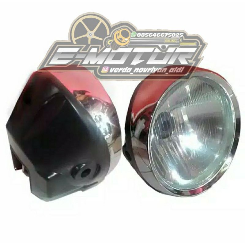 Lampu Tiger set Reflektor H4 Model Autopal