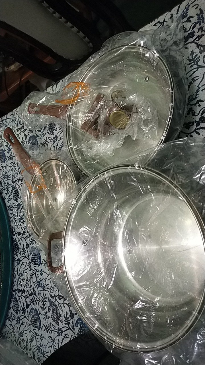 Panci Set Serbaguna Q2 7206 - 6 Pcs Panci Dan Tutup Sesuai Gambar