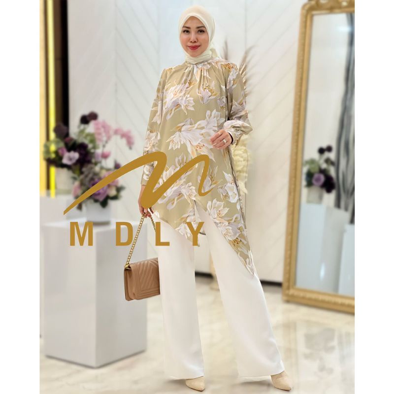 Kemeja Atasan Wanita Terbaru Ashila Tunik Original by Mdly