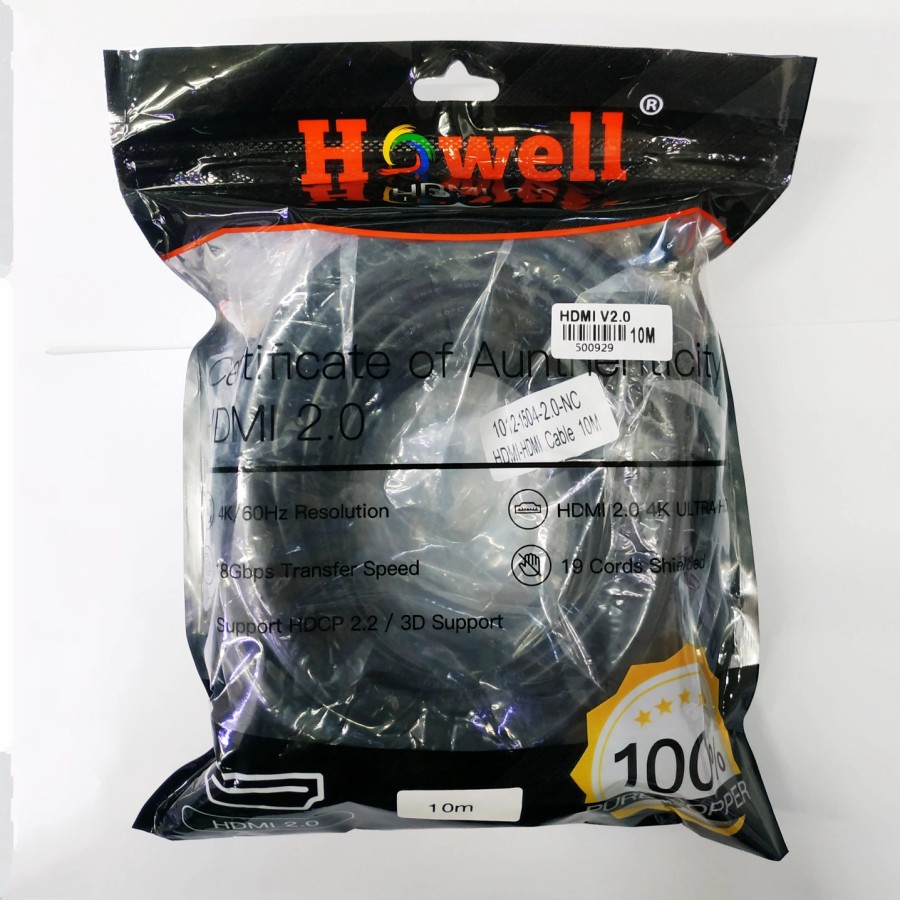 Howell Kabel HDMI 4K Versi 2.0 10M