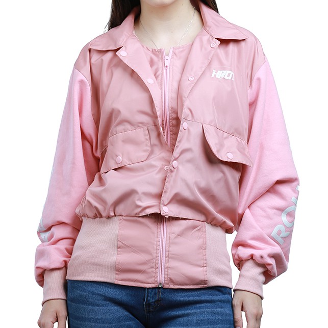 JAKET DISTRO WANITA WARNA PINK