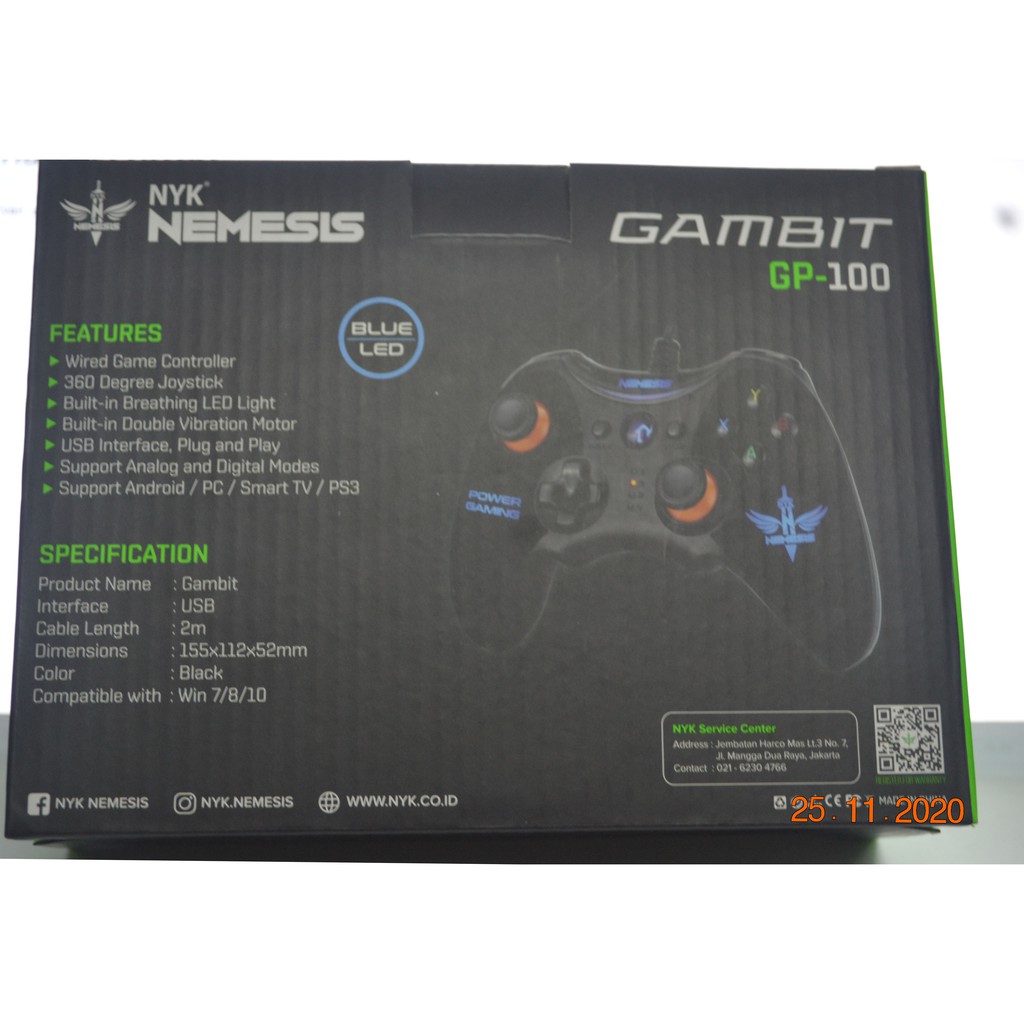 gamepad android samrt tv nyk gp100 NYK GP-100 Gambit / NYK Gambit GP-100