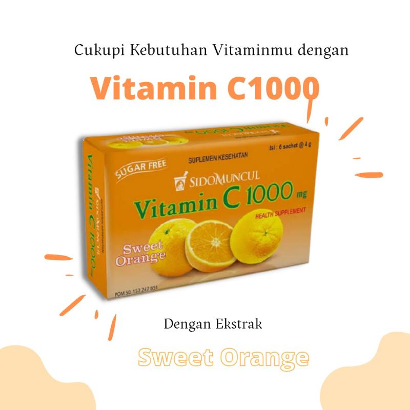 Vitamin C 1000mg Sidomuncul