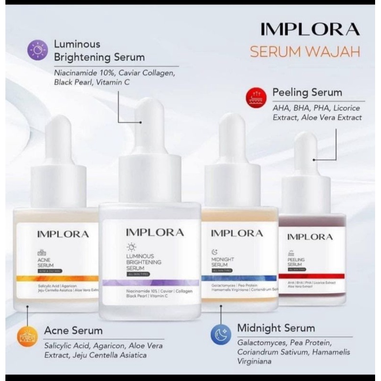 SERUM IMPLORA/SERUM WAJAH IMPLORA