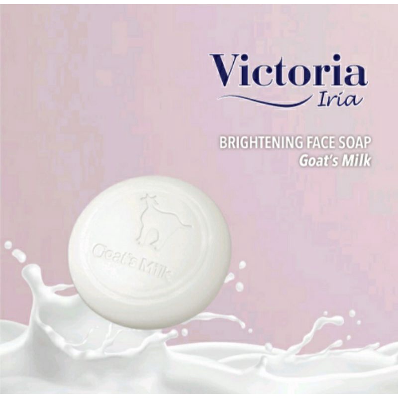 Victoria iria goats milk brightening face soap