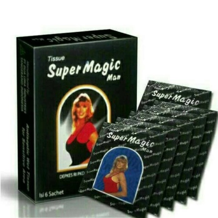 Tissue Magic Super Man Tisu Mejik Megic Majic Original