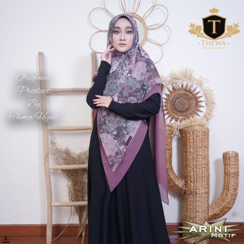 khimar motif ori thewa//khimar ori thewa termurah.arini b