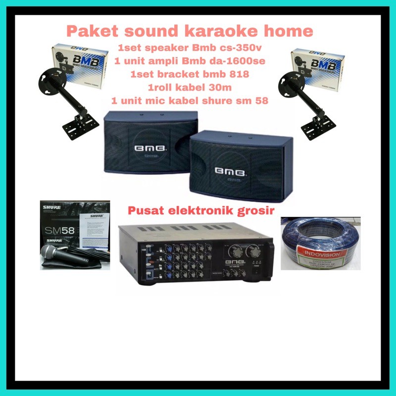 paket sound system home merk BMB