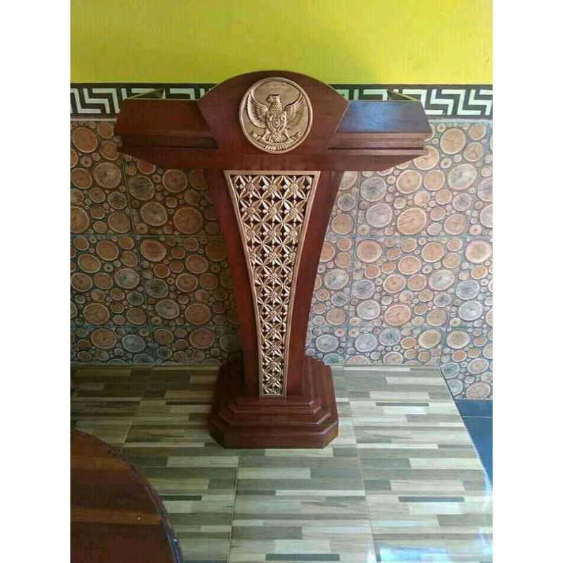 podium ukir jati jepara/mimbar ukir jati jepara