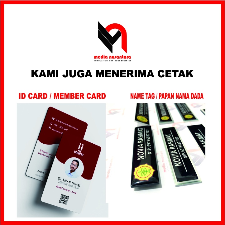 Laminasi ID Card KTP dan lain lain