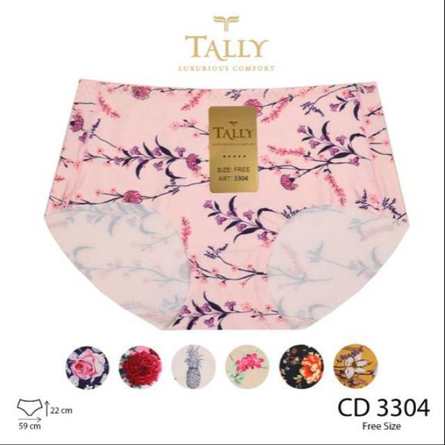 CD TALLY 3301 3303 3304 CELANA DALAM SEAMLESS MOTIF PAKAIAN DALAM WANITA MURAH