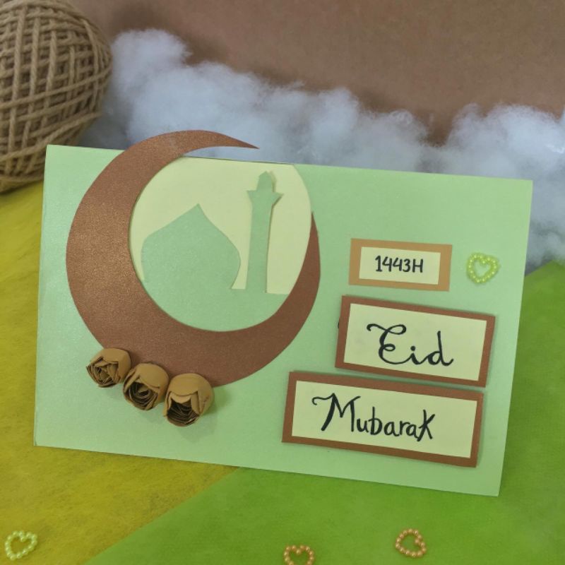 KARTU UCAPAN IDUL FITRI LEBARAN RAMADHAN 2022 1443H MURAH MEWAH