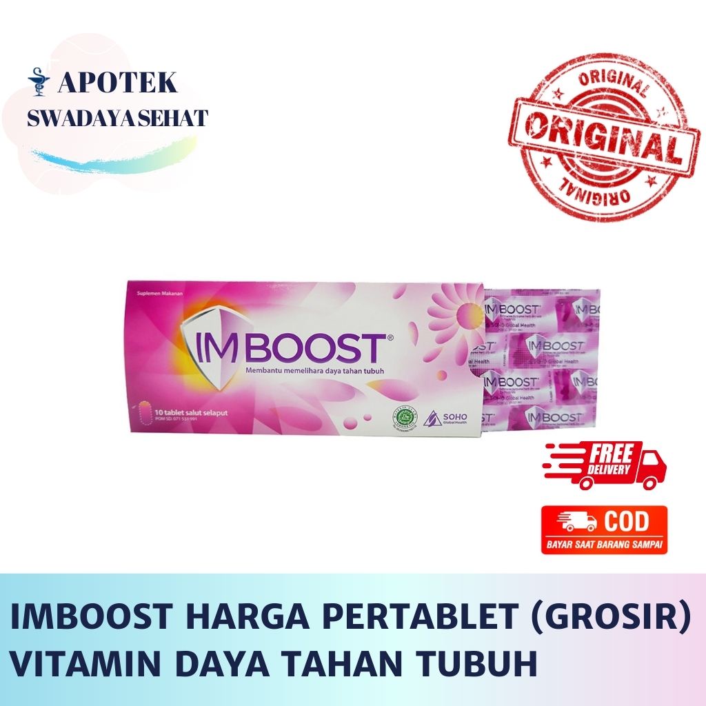 IMBOOST Per Tablet Grosir Vitamin Suplemen Daya Tahan Tubuh