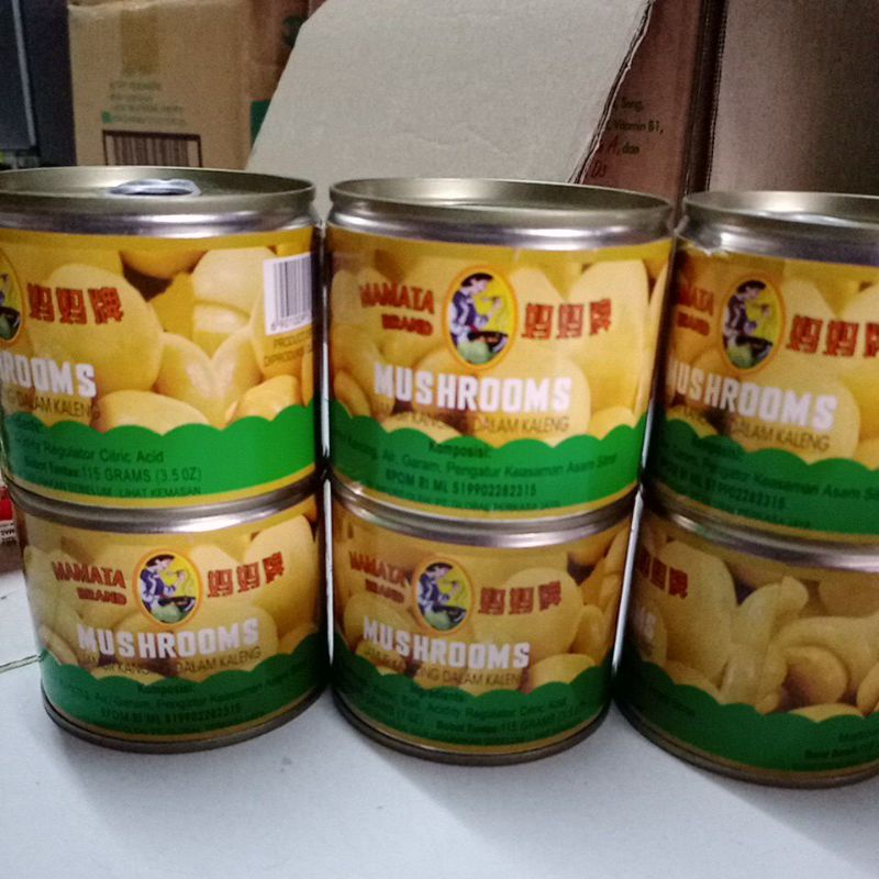 

Mamata Mushroom/Jamur kancing kaleng 192 gram