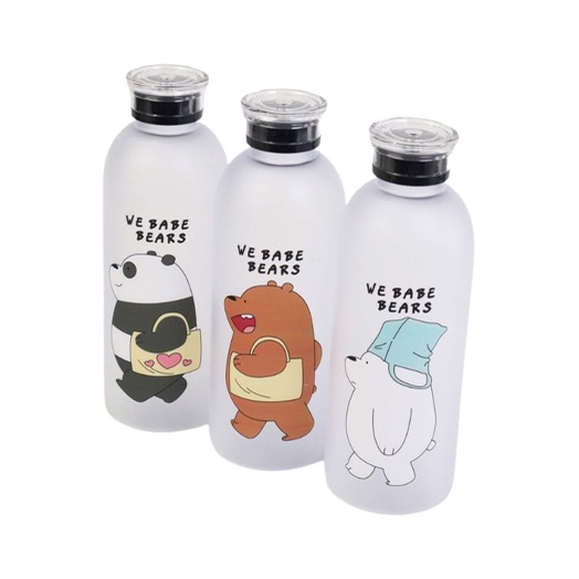 Botol Minum Motif We Are Bears BPA Free