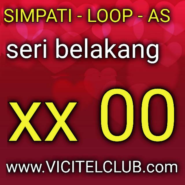 NOMOR CANTIK SIMPATI AS DAN LOOP EKOR BELAKANG OO