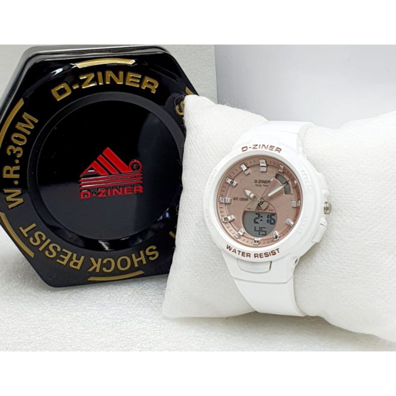 DZINER 8260 JAM TANGAN FREE BOX KALENG DZINER ORIGINAL JAM TANGAN WANITA TERBARU