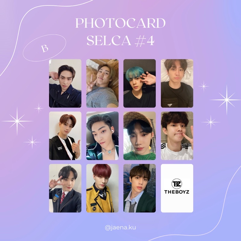 [THE BOYZ] PHOTOCARD SELCA #4 THE BOYZ ‼️BACA DESKRIPSI‼️