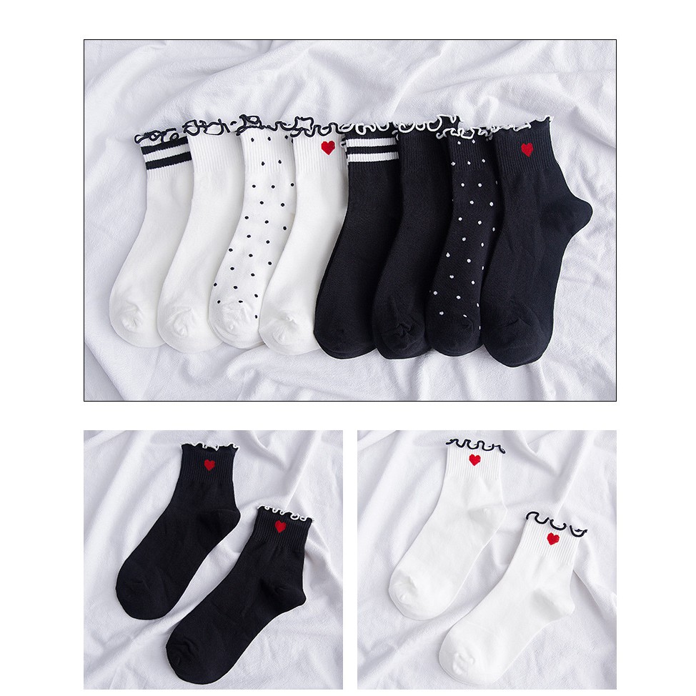 KK-01 kaos kaki pendek lolita renda fashion jepang korea daily socks