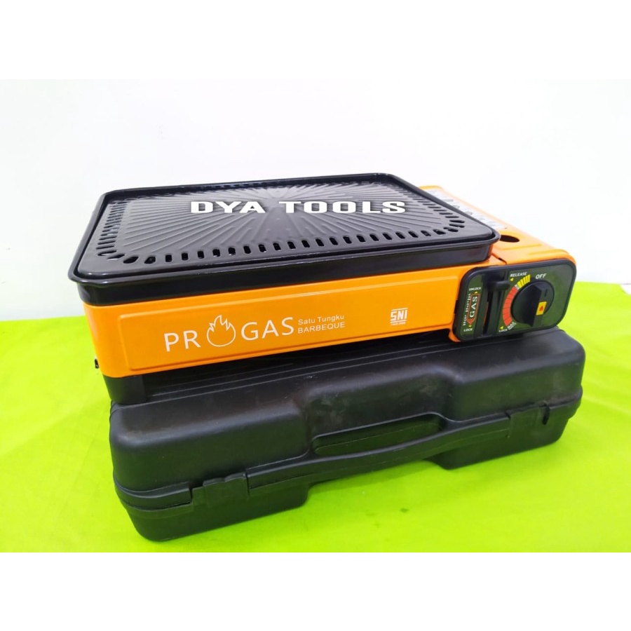 Kompor Gas Portable BBQ 2 in 1 Progas /Kompor Panggang Portable PROGAS
