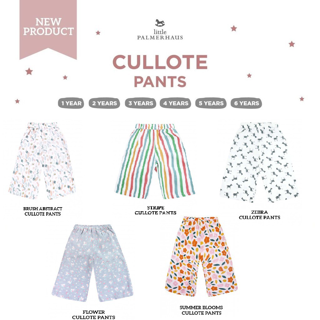 Little Palmerhaus Cullote Pants Motif