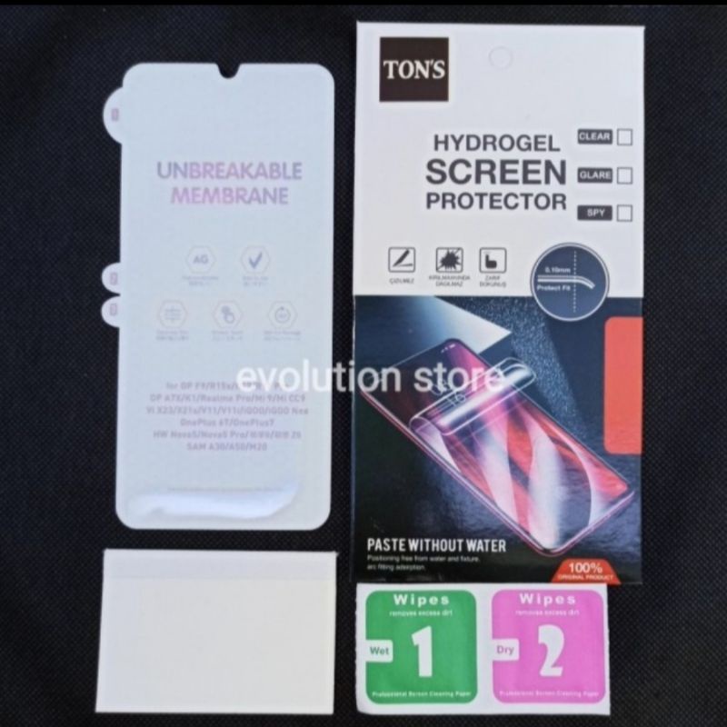 Samsung A20s anti gores hydrogel matte screen protector