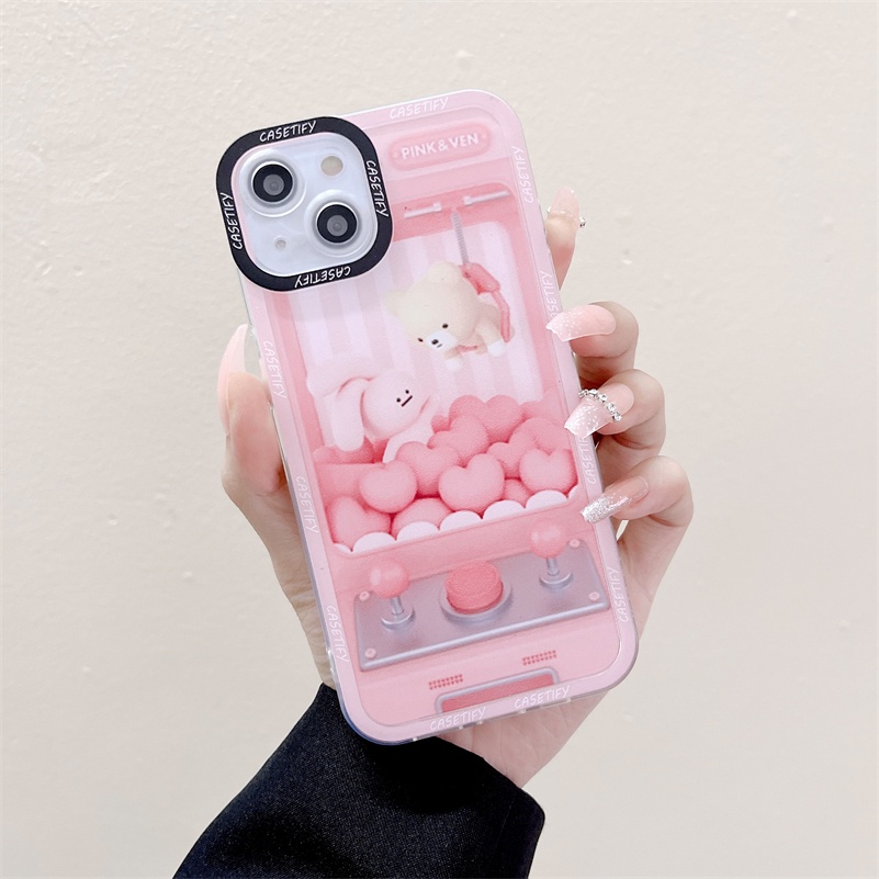 Soft Case Silikon Motif Beruang Pink Untuk Samsung A03s A12 A13 A32 A22 A23 A73 A53 A33 A21s A02 A72 A52s A20 A30 A50 A50s A30s A51 A71 S22 Plus