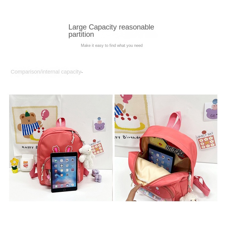 TAS RANSEL SEKOLAH ANAK PEREMPUAN / RANSEL BACKPACK CEWEK TAS FASHION MODEL LUCU S-93116