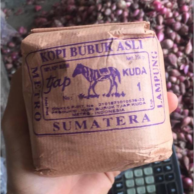 

Kopi bubuk cap kuda netto 250grm