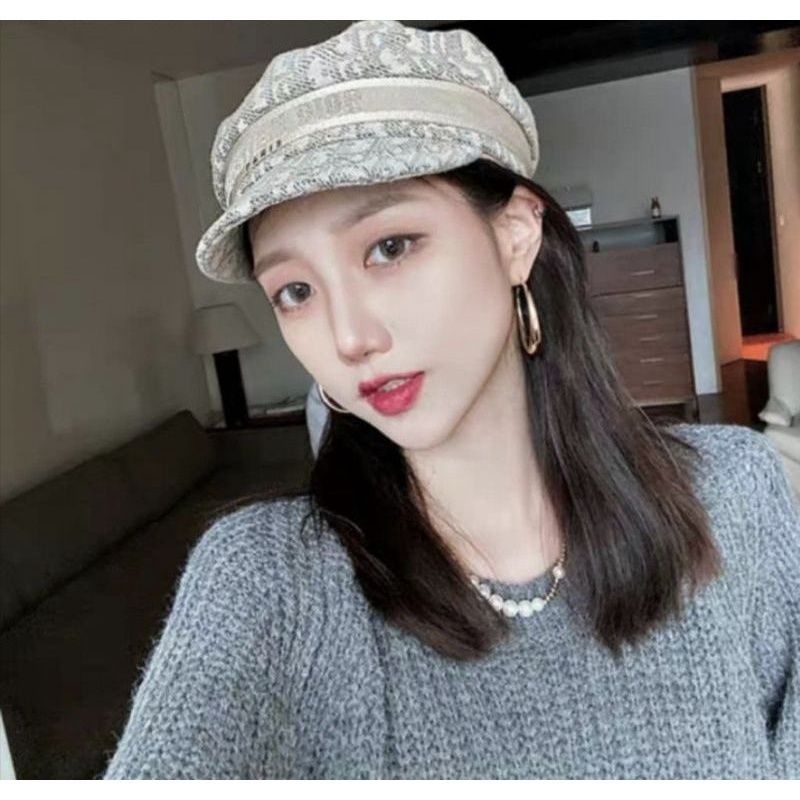 Topi Baret Hat/ Topi Model Korea/ Fashion