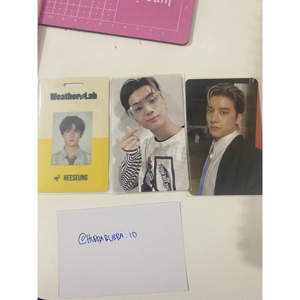 (READY STOCK) Photocard RPC Ggu Ggu IDC SG 22 Heeseung & Blessed cursed d:a event