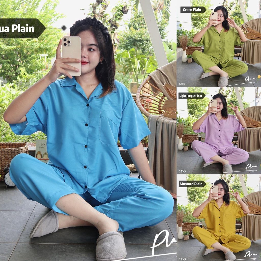 IZANY Piyama Dewasa CP JUMBO / XXL Plain