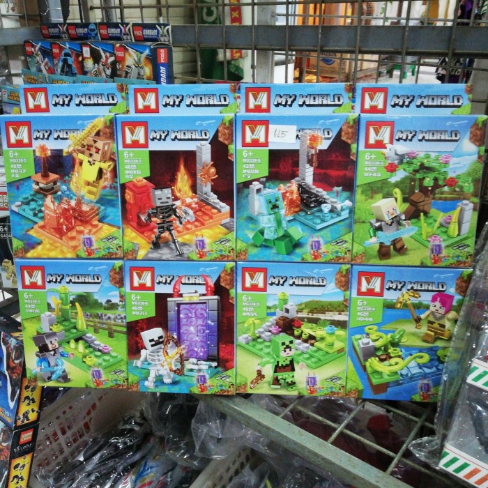 Promo Bulan Ini Lego Minecraft - Minecraft - Lego My World - Brick Minecraft - Mainan Berkualitas