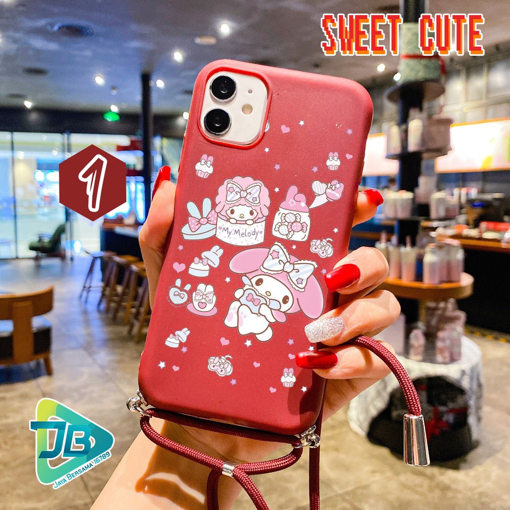 Softcase Slingcase Tali Lanyard Candy SWEET CUTE Xiaomi Redmi 5S S2 K20 8 Se Lite Pro Mix 2s JB3861